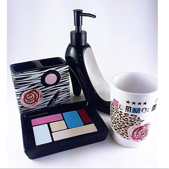 Diva Fashionista Ceramic Soap Dish - Multicolor - Picture 3 of 3